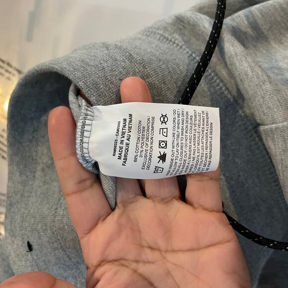 Nike Tech Women’s Sportswear Fleece Sweat Pants Women’s Medium Gray‎ - Picture 7 of 7